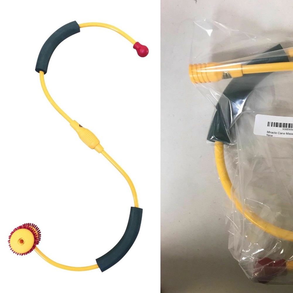 Miracle Cane " S Massager Knob Back Roller Gift Trigger Pressure Point